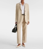 Toteme Single-breasted linen-blend blazer