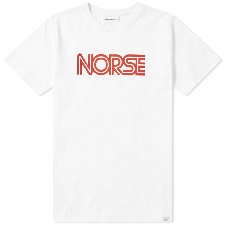 Photo: Norse Projects Niels Nautical Logo Tee - END. Exclusive