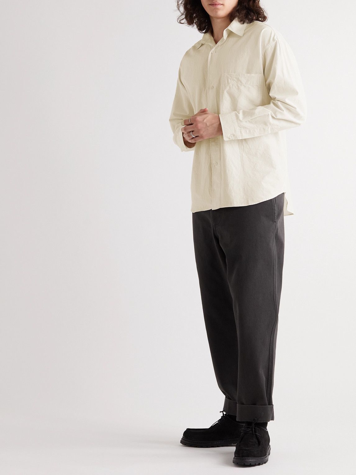 Margaret Howell - MHL Cotton-Poplin Shirt - Neutrals Margaret Howell