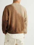NOMA t.d. - Twist Hand-Dyed Cotton-Fleece Sweatshirt - Brown