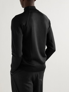 TOM FORD - Silk and Merino Wool-Blend Mock-Neck Sweater - Black