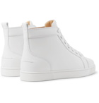 Christian Louboutin - Louis Leather High-Top Sneakers - White