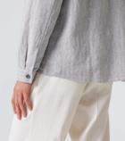 Frescobol Carioca Nuno cotton and linen overshirt