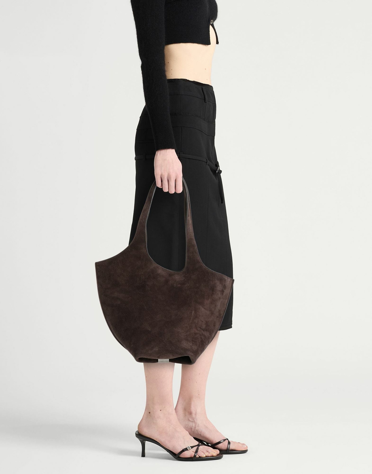 The Attico Womens Shoulder bag Dark in Brown
