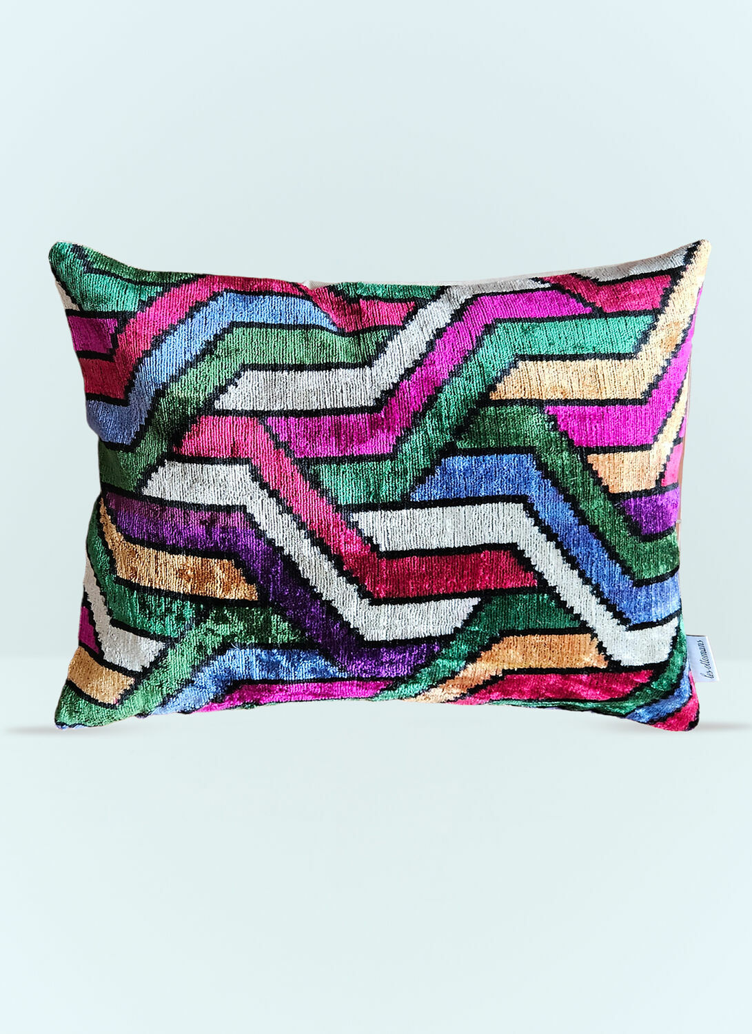 Les-Ottomans Velvet Cushion