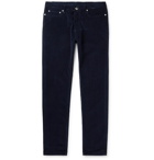 Paul Smith - Slim-Fit Cotton-Blend Corduroy Trousers - Blue