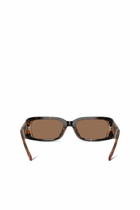 Diesel Rectangle sunglasses - Sunglasses - Unisex - Brown