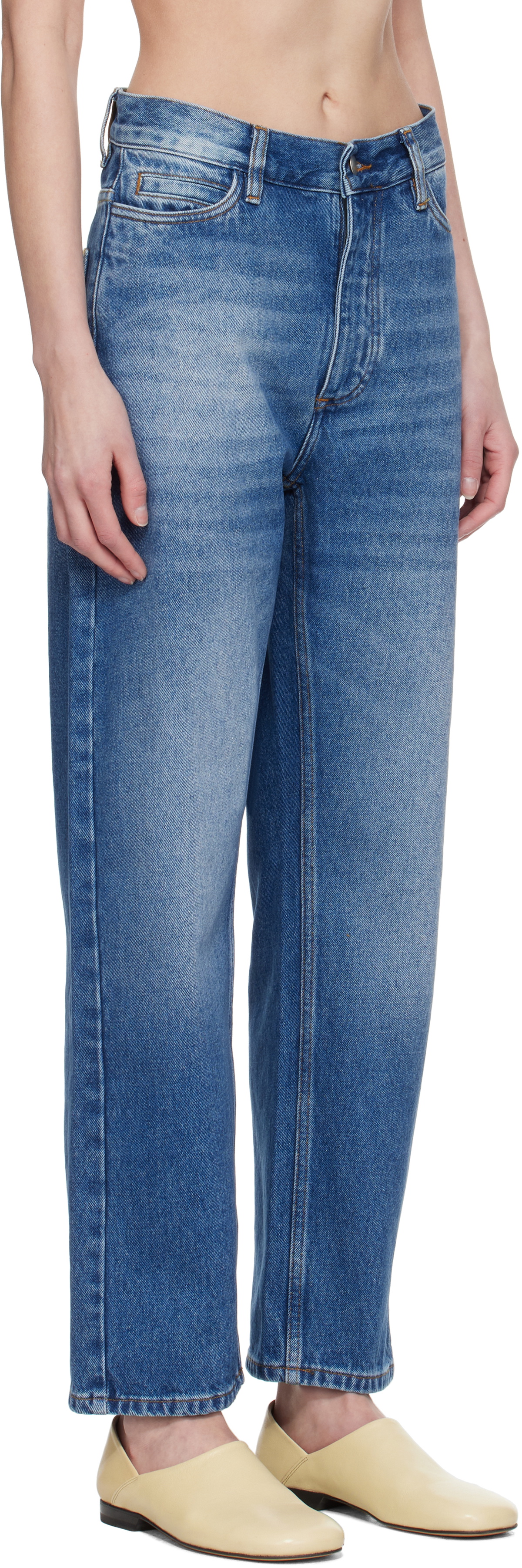 Studio Nicholson Blue Ruthe Jeans