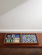 The Conran Shop - Milos Wood and Leather Combo Game Set
