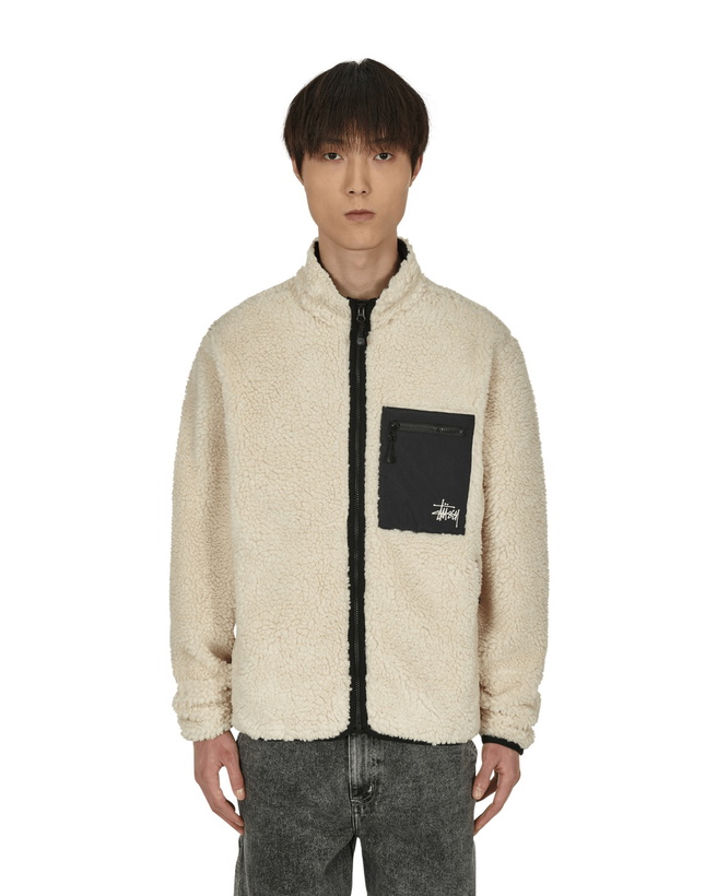 Photo: Stussy Venus Jacquard Sherpa Jacket