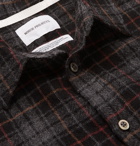 Norse Projects - Osvald Checked Wool-Gauze Shirt - Gray