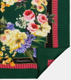 Dolce&Gabbana Garden-print silk twill scarf