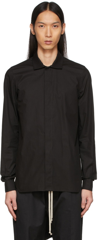 Photo: Rick Owens Black Office Shirt