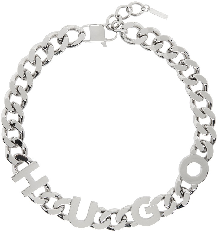 Photo: Hugo Silver Curb Chain Necklace