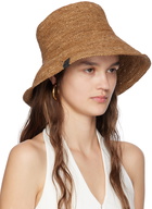 rag & bone Brown Jade Rollable Beach Hat