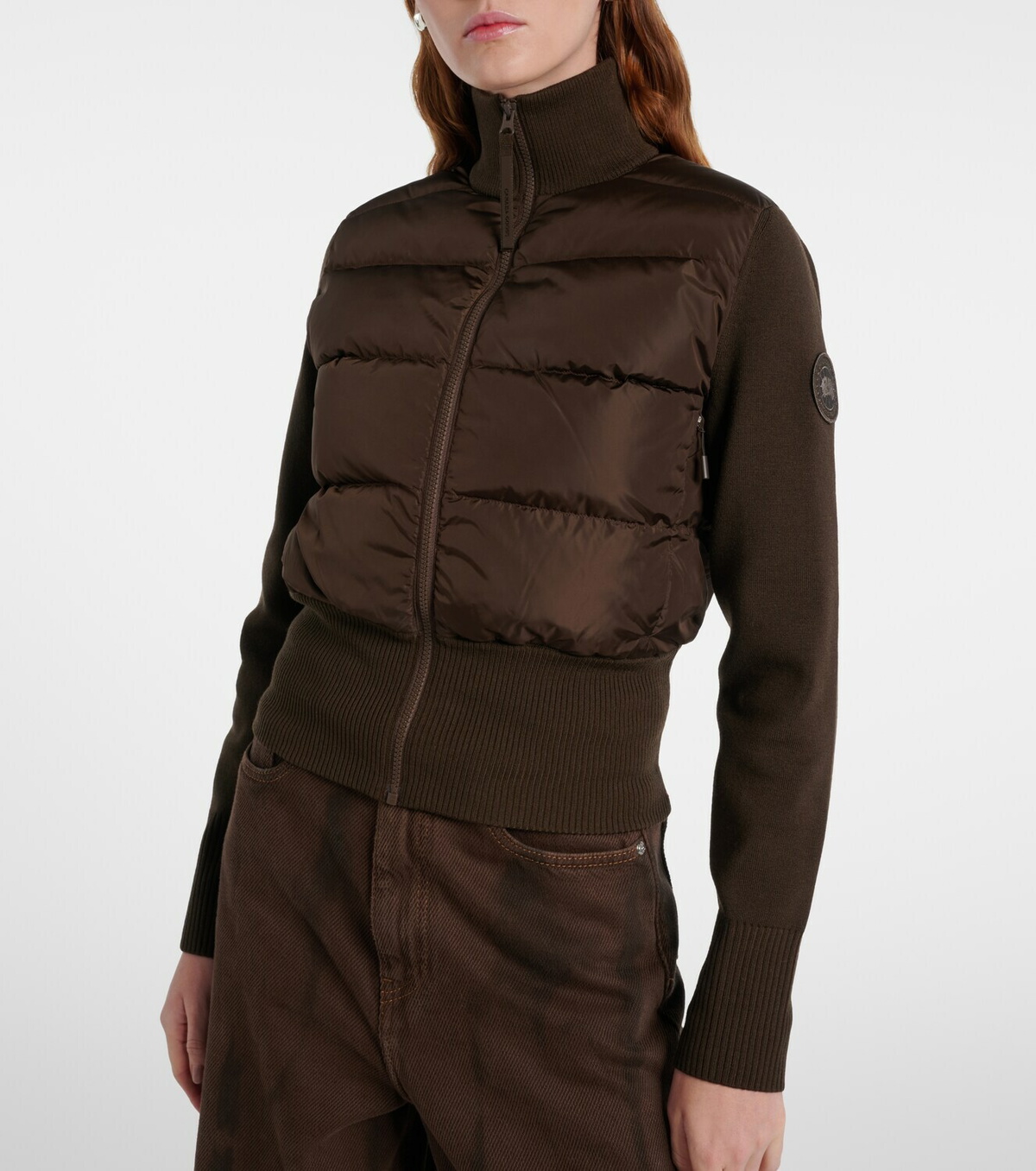 Canada Goose HyBridge® wool-blend down jacket