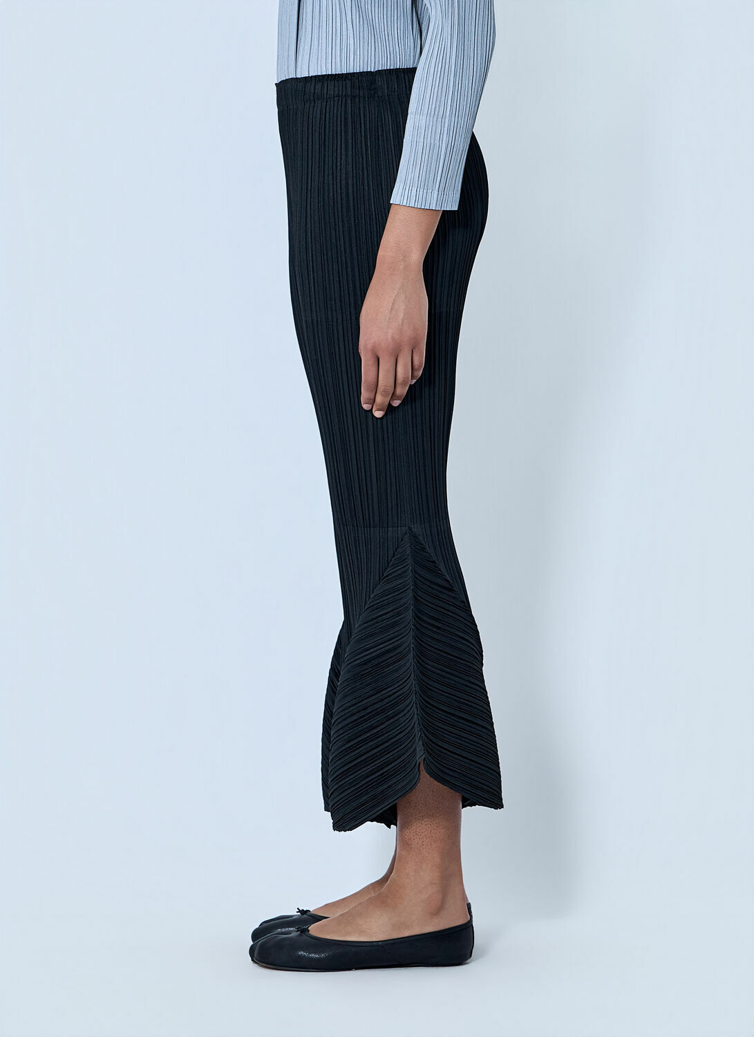 Pleats Please Issey Miyake Pleated Flare Trousers