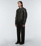 Bottega Veneta - Leather blouson jacket