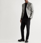 Alexander McQueen - Slim-Fit Birdseye Wool and Mohair-Blend Suit Jacket - Gray