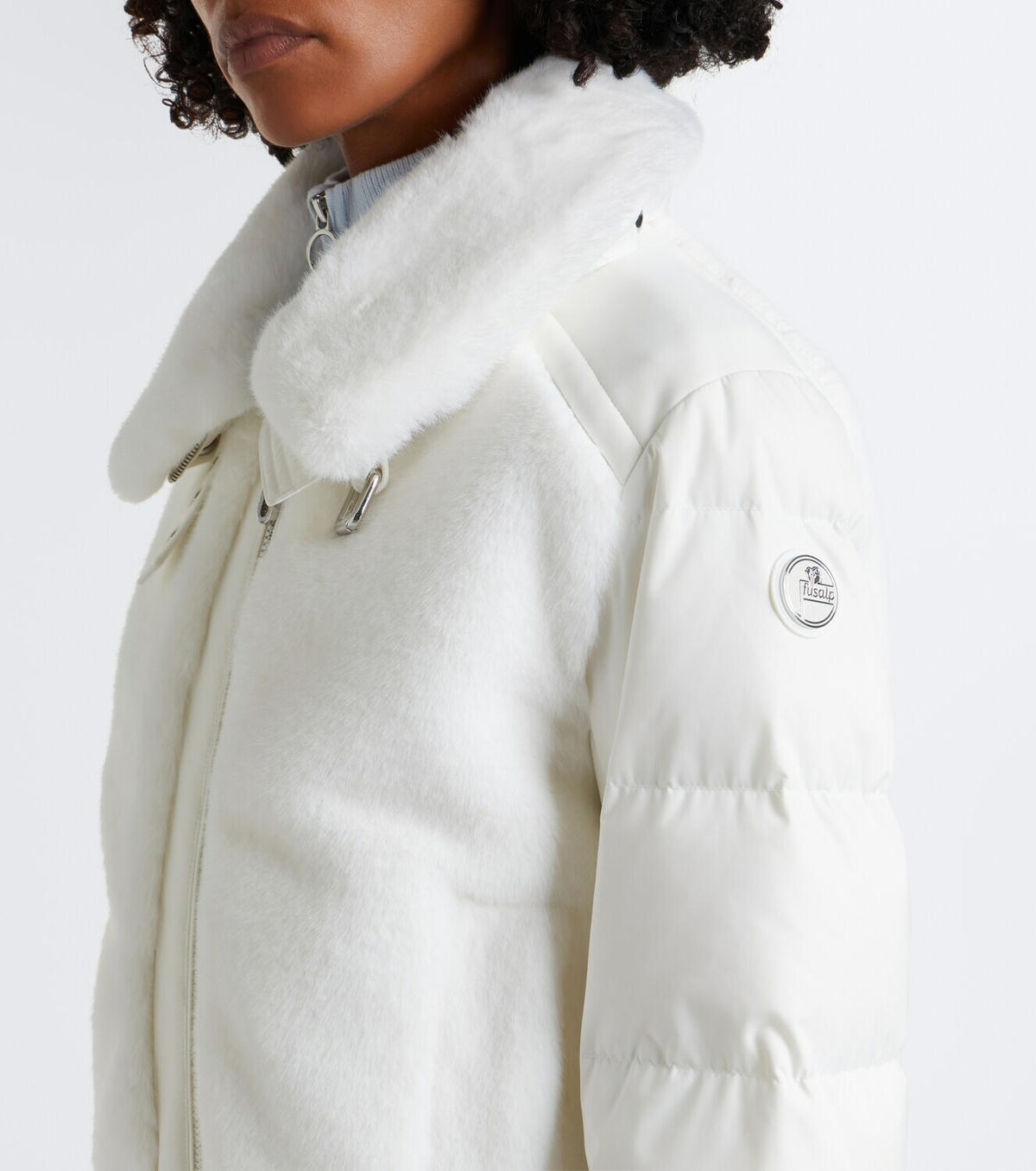 Fusalp Lenagima teddy down ski jacket