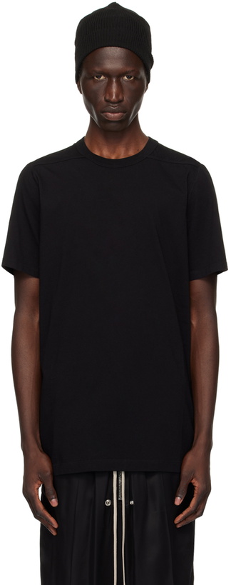 Photo: Rick Owens Black Porterville Level T-Shirt