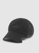 BALENCIAGA 3b Stencil Cotton Baseball Cap