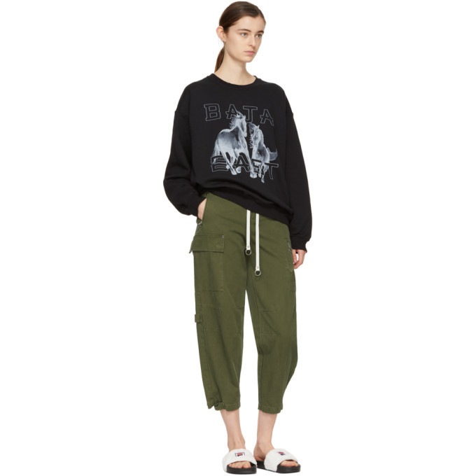 Baja East Black Freedom Sweatshirt
