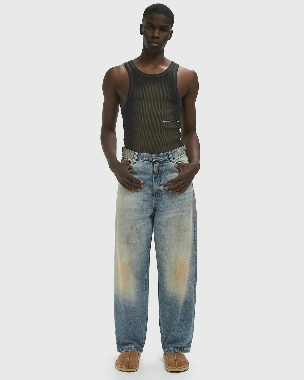 Boiler Room PRINTED 5 PKT JEANS Blue Men