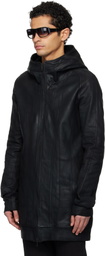 Julius Black Seamed Hoodie
