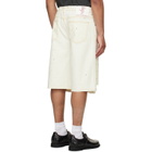 COÛT DE LA LIBERTÉ Off-White Zander Twill Baggy Shorts