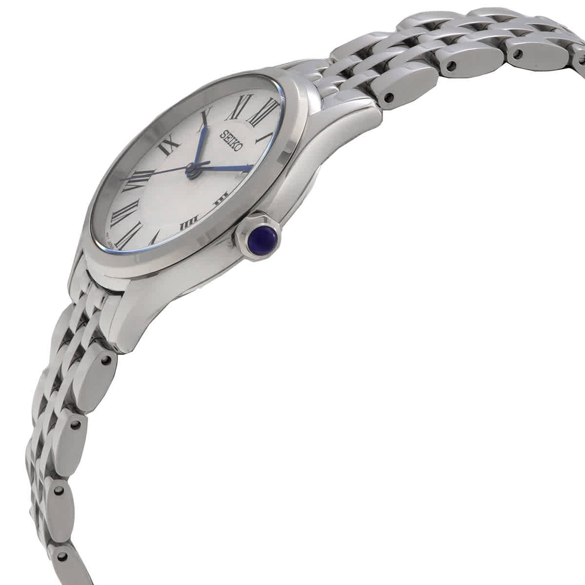 Seiko Classic Quartz White Dial Ladies Watch SUR609P1
