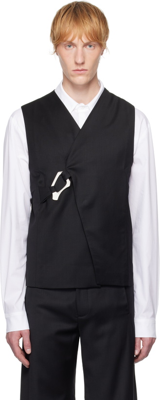 Photo: HELIOT EMIL Black Ferro Tailored Vest