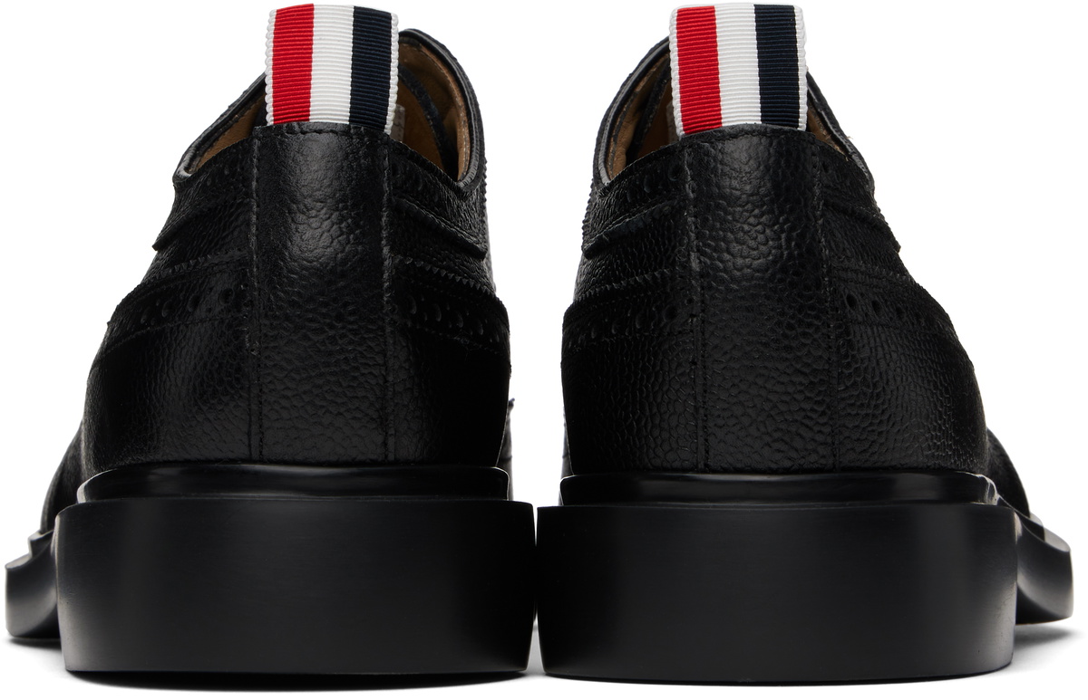 Thom Browne Black Classic Longwing Derbys