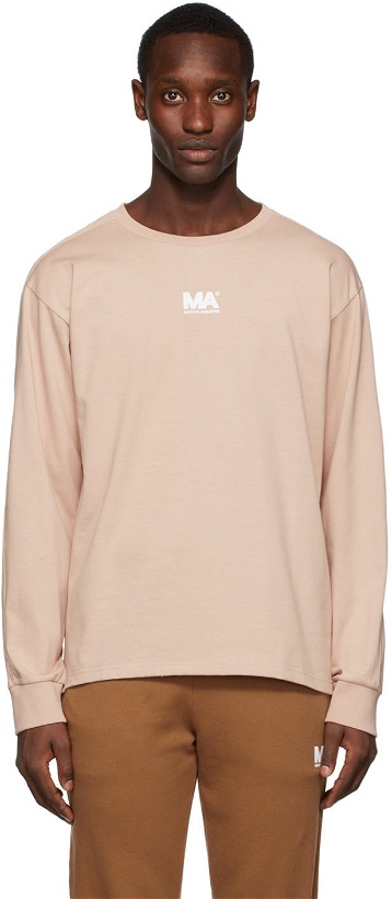 Photo: M.A. Martin Asbjørn Pink Logo Long Sleeve T-Shirt