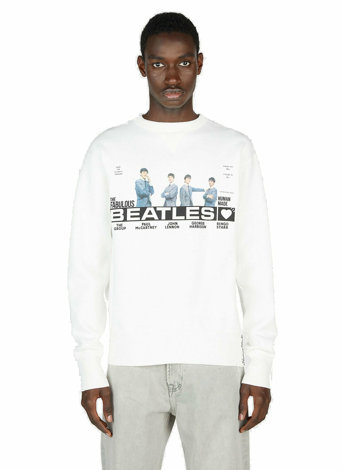 Human Made Beatles Crew Sweat White Human Made