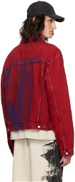 A-COLD-WALL* Red Strand Denim Jacket