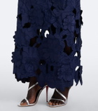 Costarellos Norelle off-shoulder satin midi dress