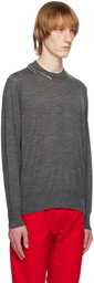 UNDERCOVER Gray Zip Sweater