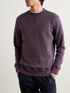 Kingsman - Cotton and Cashmere-Blend Jersey Sweatshirt - Purple