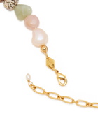 Anni LU Seaside 18kt Gold-plated Necklace - Cream - One Size