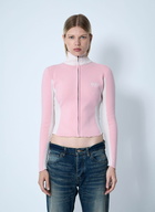 Balenciaga Zip-Up Human Being Hooded Sweatshirt