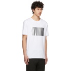 Hugo White Dalf Bar Logo T-Shirt