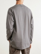 Rick Owens - Crewneck Cotton-Jersey Shirt - Gray