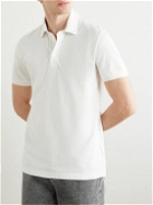 Etro - Logo-Embroidered Cotton-Piqué Polo Shirt - White