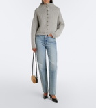 Khaite Kye Small shearling crossbody bag