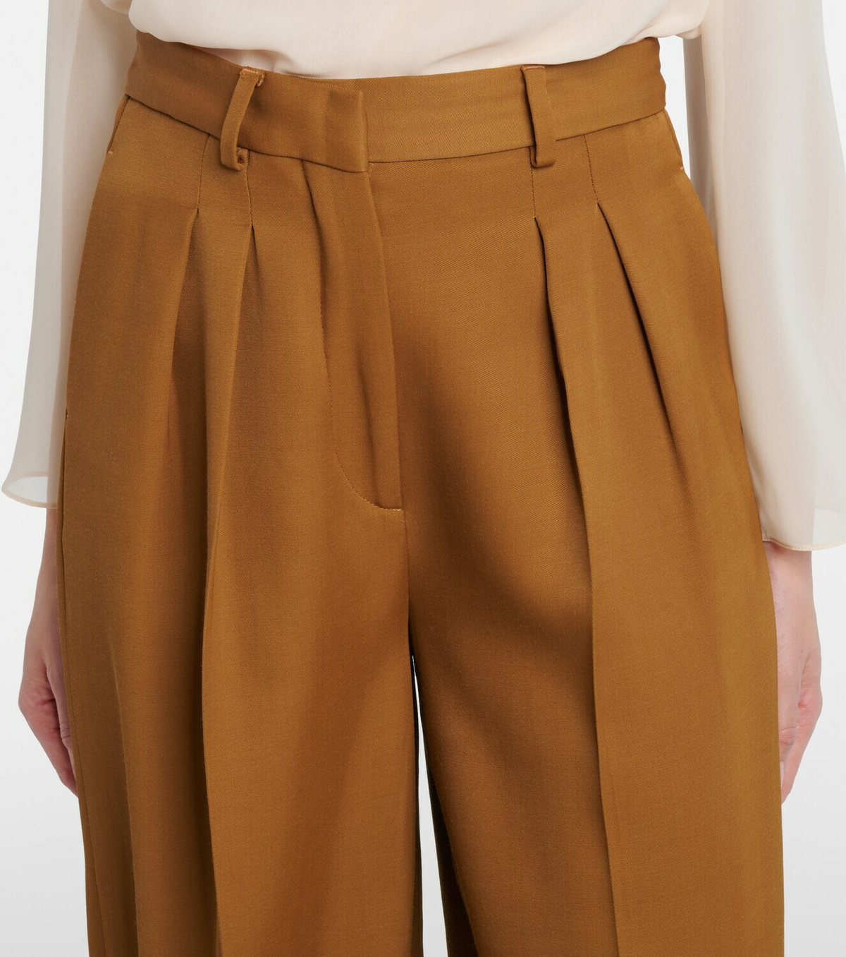 Altuzarra Dash cropped barrel-leg pants