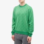 Gucci Men's GG Logo Crew Knit in Green