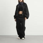 Rick Owens Women's Printed Astro Scarf in Black/Milk 