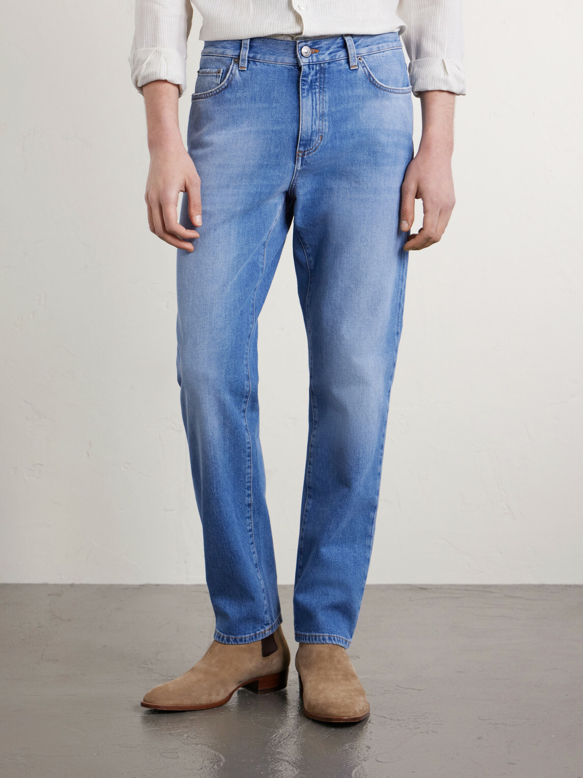 Zegna - Vintage House Straight-Leg Jeans - Blue