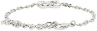 Dolce & Gabbana Silver DG Chain Bracelet